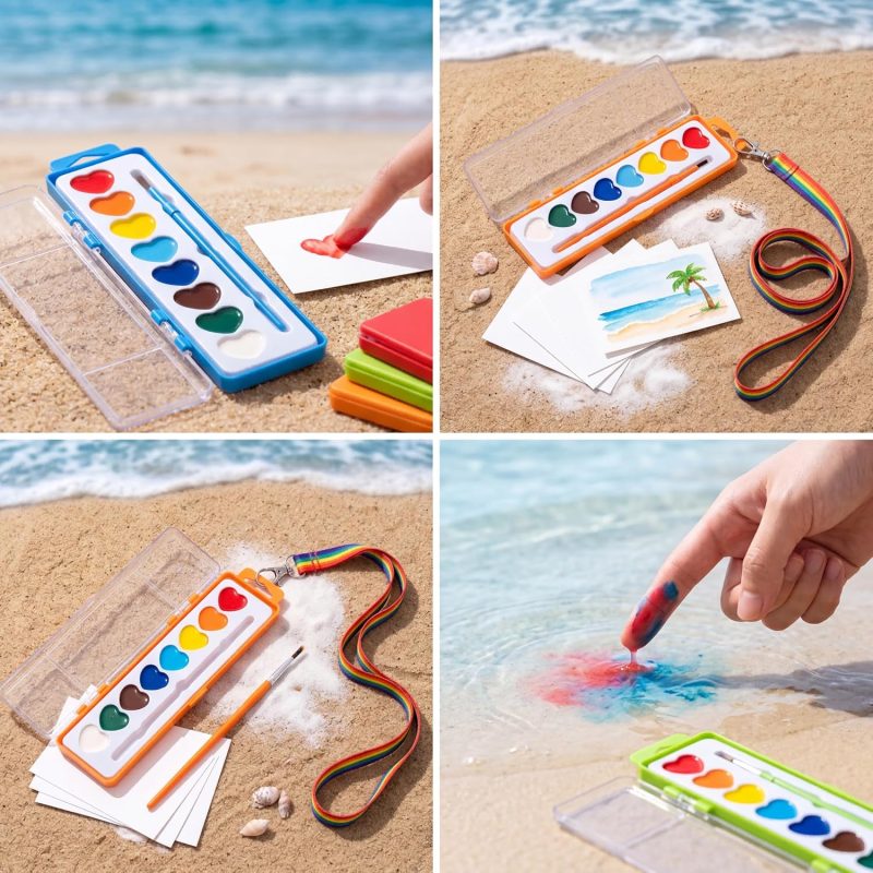 246bd768 7bc8 4d3b A3b3 F69c37c7b8d8 Heart Shape Washable Watercolor Paints 8 Colors Item 9494 9.jpg