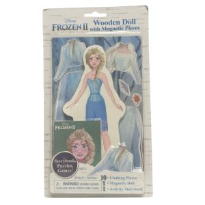 Disney Frozen II Magnetic Wooden Doll Dress-Up Kit - 12 Pieces - Item #9480