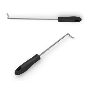 Food Flipper and Meat Hook for Grilling - Left Handed - Large (17 Inch) + Small (12 Inch) - Item #9479