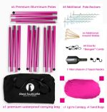 3bfb3b62 E121 4424 9c57 3185332d3145 Red Suricata Family Beach Tent Canopy Upf50 Sun Shade Pink L 3 1.jpg