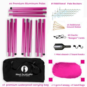 3bfb3b62 E121 4424 9c57 3185332d3145 Red Suricata Family Beach Tent Canopy Upf50 Sun Shade Pink L 3 1.jpg