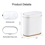 4137f166 Dfa1 4ea7 A7f8 5146cf1de977 2 Gallon Sensor Trash Can Automatic Lid White Item 9379 6 8.jpg