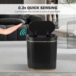 6137cd48 9b84 4975 B5b0 98c7fe961c6e 2 Gallon Sensor Trash Can Automatic Lid Black Item 9380 1 1.jpg