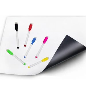 DasKid Magnetic Dry Erase Whiteboard - 17" x 13" - 6 Color Dry Erase Markers - DWB006 - Item #9284