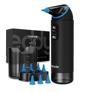 Auracle Ear Wax Removal - Ear Cleaning Kit With 4 Water Pressure Modes - Blue - Item #9514