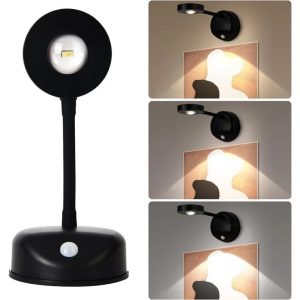 2200mAh Motion Sensor Picture Spotlight - Rechargeable - 3 Color - Dimmable - Item #9328