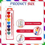 7ecd2193 9720 463b 8f9b 9d029756b50d Heart Shape Washable Watercolor Paints 8 Colors Item 9494 2.jpg