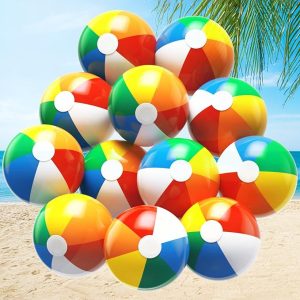 12'' Inflatable Beach Balls for Kids - Colorful Summer Fun Beach Balls - Item #9498