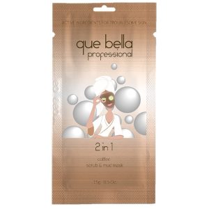 Que Bella 2-in-1 Coffee Scrub & Mud Mask 0.5oz - Item #9393