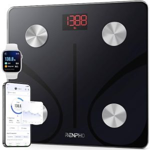 RENPHO Smart Scale for Body Weight - BMI & Body Fat - 13 Metrics - Item #9427