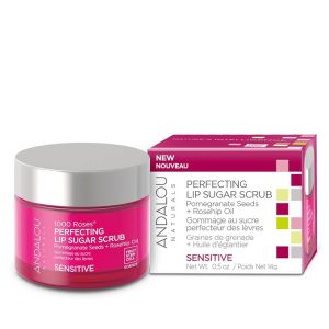 Andalou Naturals 1000 ROSES Perfecting Lip Sugar Scrub - Item #9477