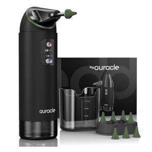 Auracle Ear Wax Removal - Ear Cleaning Kit With 4 Water Pressure Modes - Green - Item #9516