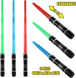 D11077d6 E76b 48e2 96fd E34b06f57a67 3 Pack 3 Colors Light Up Swords With Fx Sound Retractable Li 1 6.jpg