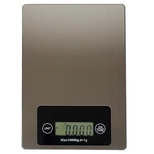 BUY IN WEB USA Large Digital Food Scale - 22 lb (10 kg) Stainless Steel - Item #9397