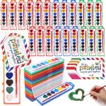 Heart Shape Washable Watercolor Paints - 8 Colors - Item #9494