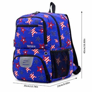 Kids Soccer Backpack - Stars Blue - Item #9506