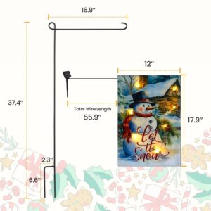 096b8631 978c 42cd bdf8 9435c538b6f0 solar garden flag with led lights 12x18 double sided snowman 2.jpg