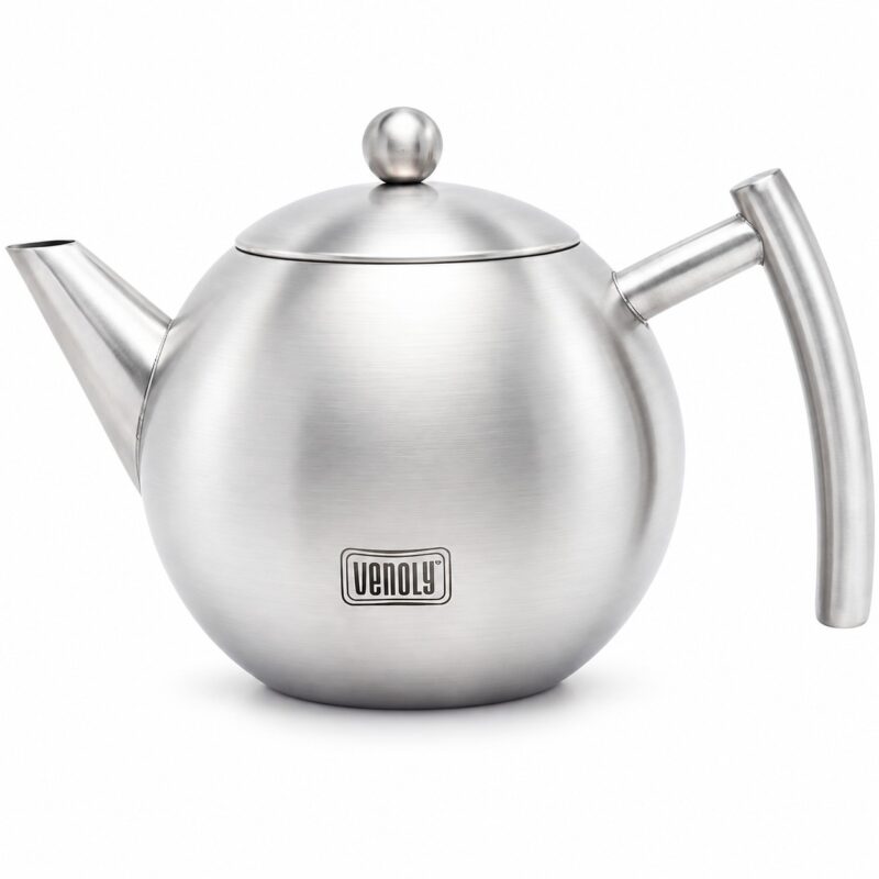 15d22265-6a2d-4170-90a9-8bd9502674c7-venoly-stainless-steel-tea-pot-with-removable-infuser-1-lite-8-32.jpg Venoly Stainless Steel Tea Pot with Removable Infuser - 1 Liter - Item #9653