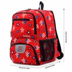 Kids Soccer Backpack - Stars Red - Item #9502