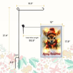 1d59b3a6 7394 48ab a265 0875db9b4cab solar garden flag with led lights 12x18 double sided reindee 2.jpg