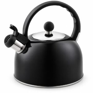 Venoly Whistling Tea kettle - 2.5 Liter - Black - Item #9622