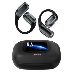 Wireless Noise Canceling Headphones - Color LCD Touch Screen - Black - IHGD - Item #9588