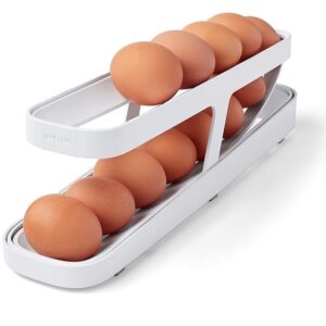 RollDown Egg Dispenser - Space-Saving Rolling Eggs Dispenser and Organizer - Item #8574 T1894