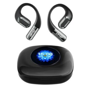 Wireless Open-Ear Headphones with Large Screen - 35H Battery Life - 99N1 - Black - Item #9590