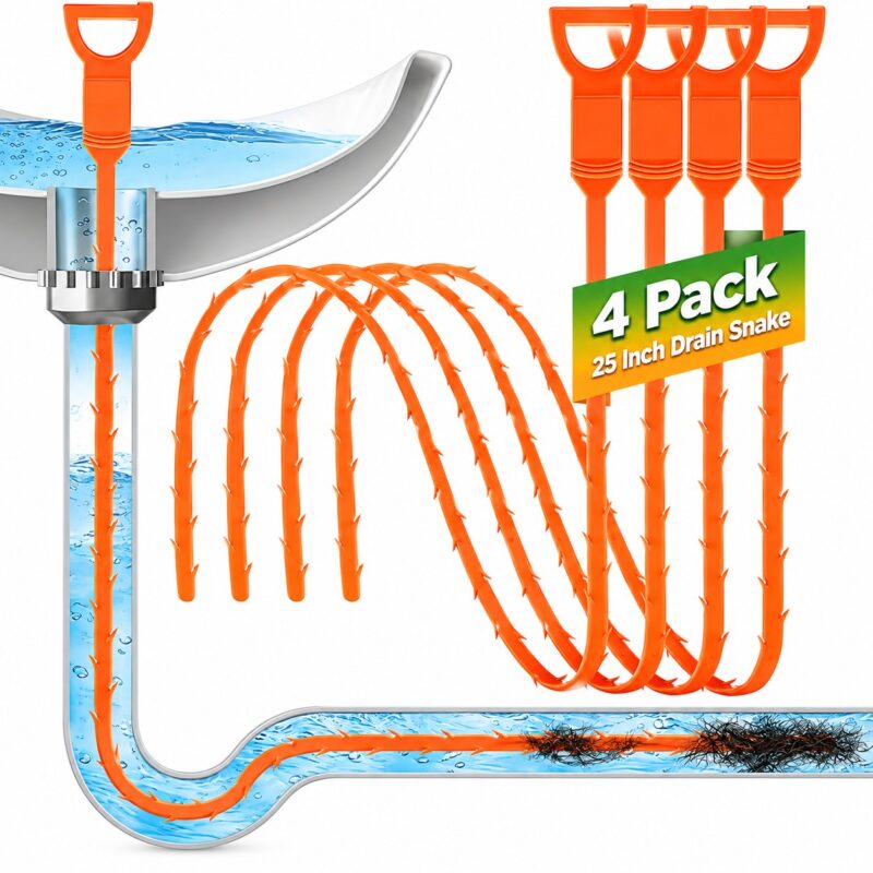 6f695bb1-d888-4290-ab84-6755ec82b535-4-pack-25-inch-hair-snake-tool-drain-opener-hair-clog-remove-6.jpg 4 Pack - 25 Inch Hair Snake Tool Drain Opener - Hair Clog Remover - Item #9619