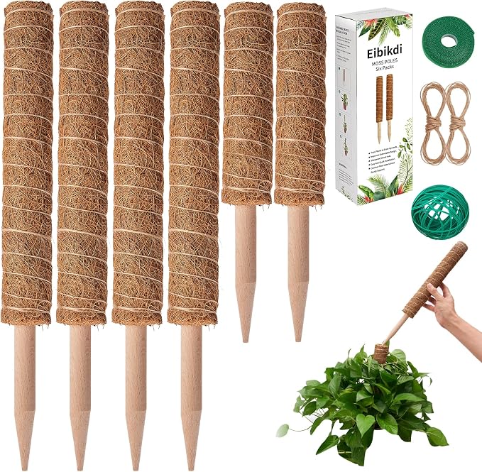 724714a5-9acf-405c-8662-368ef5bbacef-eibikdi-moss-poles-6-pack-trans-plants-to-grow-upward-item-9-1-2.jpg Eibikdi Moss Poles - 6 Pack - Trains Plants to Grow Upward - Item #9554