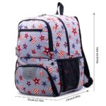 Kids Soccer Backpack - Stars Gray - Item #9505