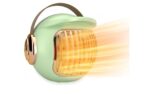 Portable Space Heater - 400W Mini Heater - UL Listed - Green - Item #9592