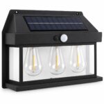 Solar Motion Sensor Outdoor Light - IP65 Waterproof - High Brightness - Item #9658