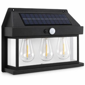 Solar Motion Sensor Outdoor Light - IP65 Waterproof - High Brightness - Item #9658