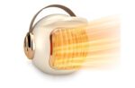 Portable Space Heater - 400W Mini Heater UL Listed - Cream - Item #9591