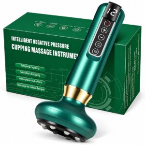Electric Cupping Machine - Anti Cellulite Massager - 12 Suction Modes + Heat - Rechargeable - Item #9657