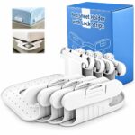 Bed Sheet Holders for Corners - 4 Pack Fitted Sheet Grippers with 8 Locks - Item #9459