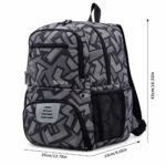 Kids Soccer Backpack - Camouflage Black - Item #9500