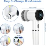 E902a429 aeb6 4a35 81fd edab1e2275f0 electric spin scrubber 5 heads 3 adjustable speeds waterproo 5 1.jpg