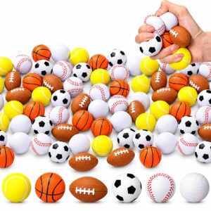 Soft Sports Balls - Stress Relief Fidget Relaxation balls - Assorted Ball Types - Item #9642