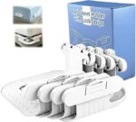 Bed Sheet Holders for Corners - 4 Pack Fitted Sheet Grippers with 8 Locks - Item #9459