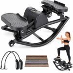 Pallet Deal – Rock Stepper – Low-Shock Lateral Rocking Fitness Stepper – Black – Item #9572