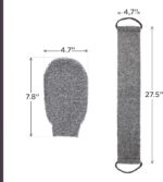 11a836c4 263d 44cc 9390 e66504a98025 clinkinon shower scrubber set 2 pcs set grey item 9754 4.jpg