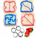 StarPack Bundle - 4pcs Sandwich Bread Cutter Set - 5pcs Veggie and Fruit Cutter Set - Item #9697
