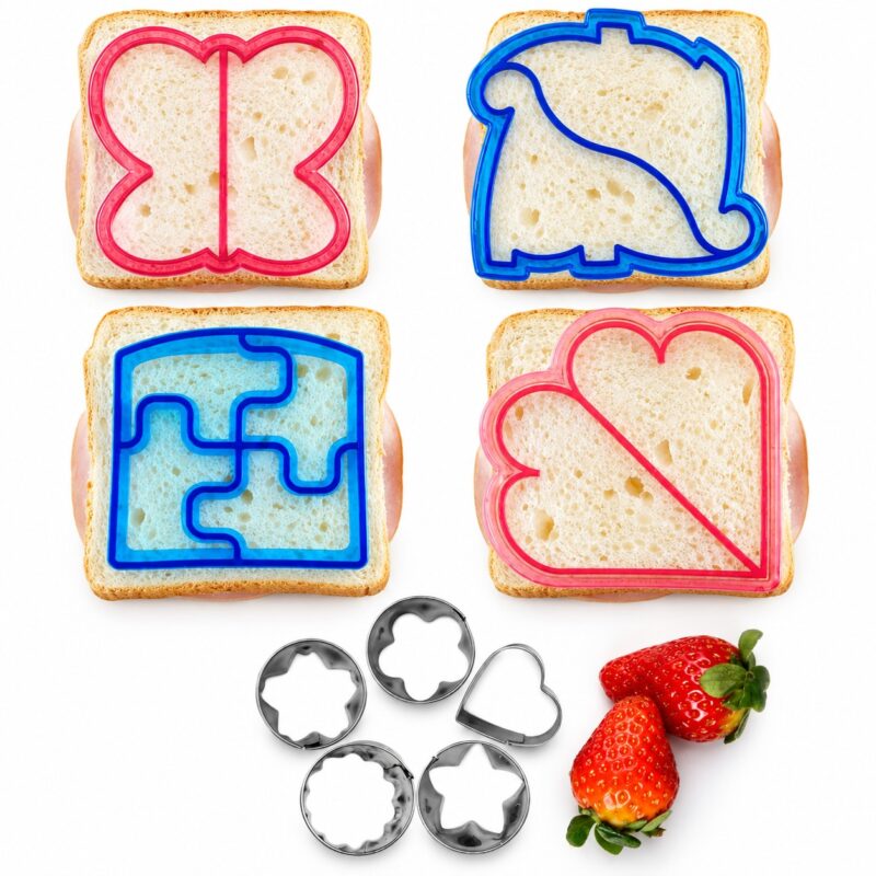 163709f0-6f10-4b6f-944d-7c600ff6b6f8-starpack-bundle-4pcs-sandwich-bread-cutter-set-5pcs-veggie-a-6-1.jpg StarPack Bundle - 4pcs Sandwich Bread Cutter Set - 5pcs Veggie and Fruit Cutter Set - Item #9697