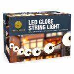 Lighting Science LED Globe String Lights – 30 Feet, 12 Globes, Indoor/Outdoor - Item #9772