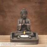 2fb3b255 9ae4 43fd 9c07 bce7dcc2eda2 stone buddha tray tealight candle holder 5 75 tall gray with 5.jpg