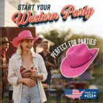 312eefee 2b1d 4c0c a6a7 1d9e900beee1 podzly pink straw cowboy hat 24 circumference western style 4 1.jpg