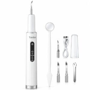Professional Plaque Remover - Contact-Activated Teeth Cleaning Tool - 5 Modes 4 Replaceable Heads - Item #9725