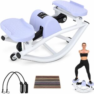 Pallet Deal – Rock Stepper – Low-Shock Lateral Rocking Fitness Stepper –Purple – Item #9583